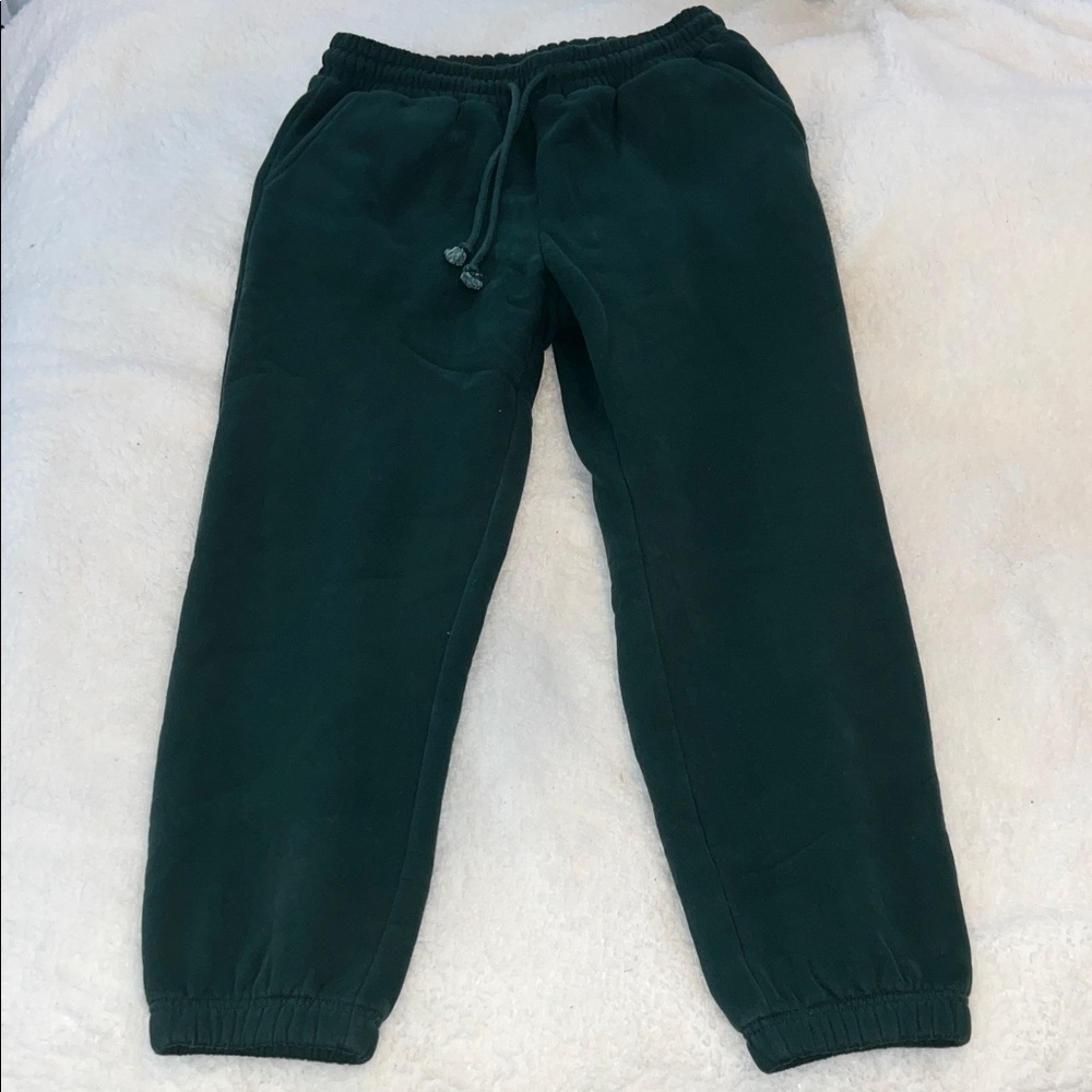 Women's Dark Green Jogger Pants